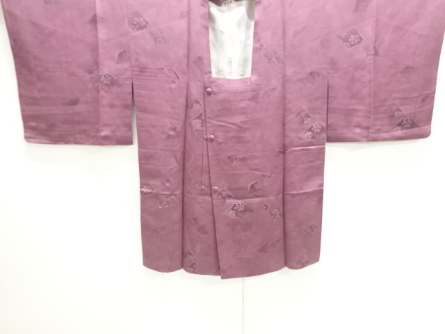 色紙に花模様道行コート